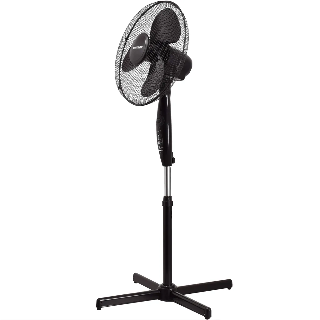Ventilateur numérique oscillant avec télécommande Syntrox Design Noir - 11