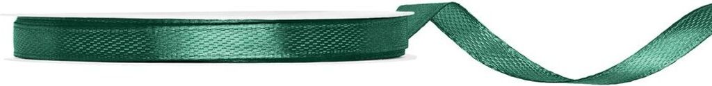 Grünes Satinband FLASCHENGRÜN Dekorativ 6mm 25m