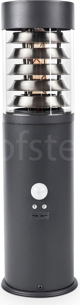Tempio Sockelleuchte mit Bewegungsmelder aus Metall/Kunststoff in Anthrazit