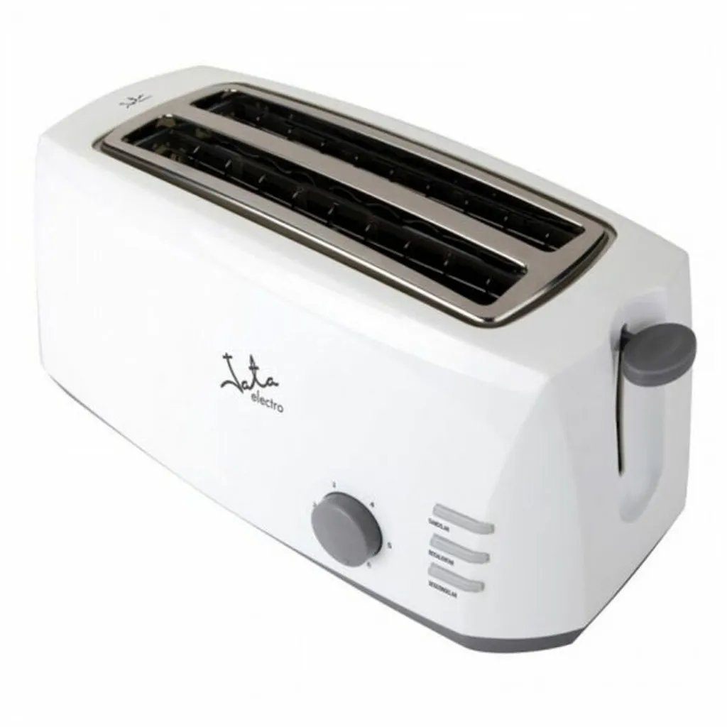 Toasteur JATA TT584 1400 W - Grille-pain Blanc avec fentes XL pour tartine