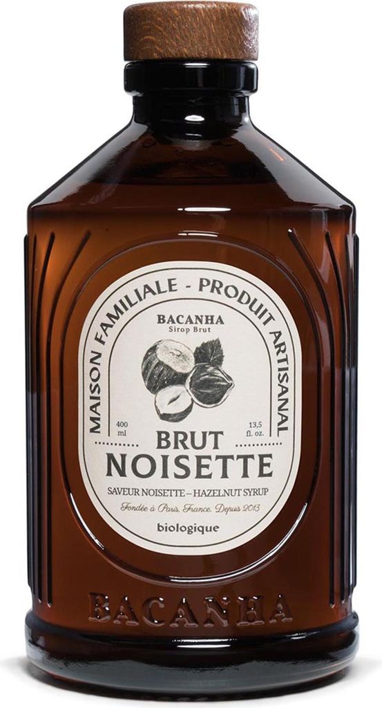 Bacanha Sirop Brut de Noisette  400ml – -Haselnuss-Sirup Produktbild 
