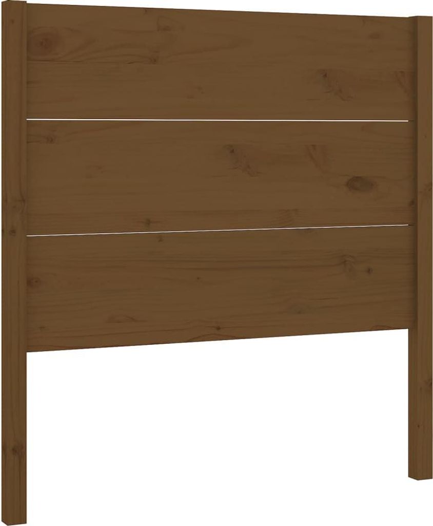 vidaXL Kopfteil Honigbraun 81x4x100 cm Massivholz Kiefer