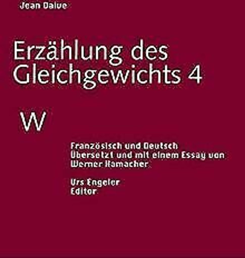 Erzählung des Gleichgewichts 4 - W