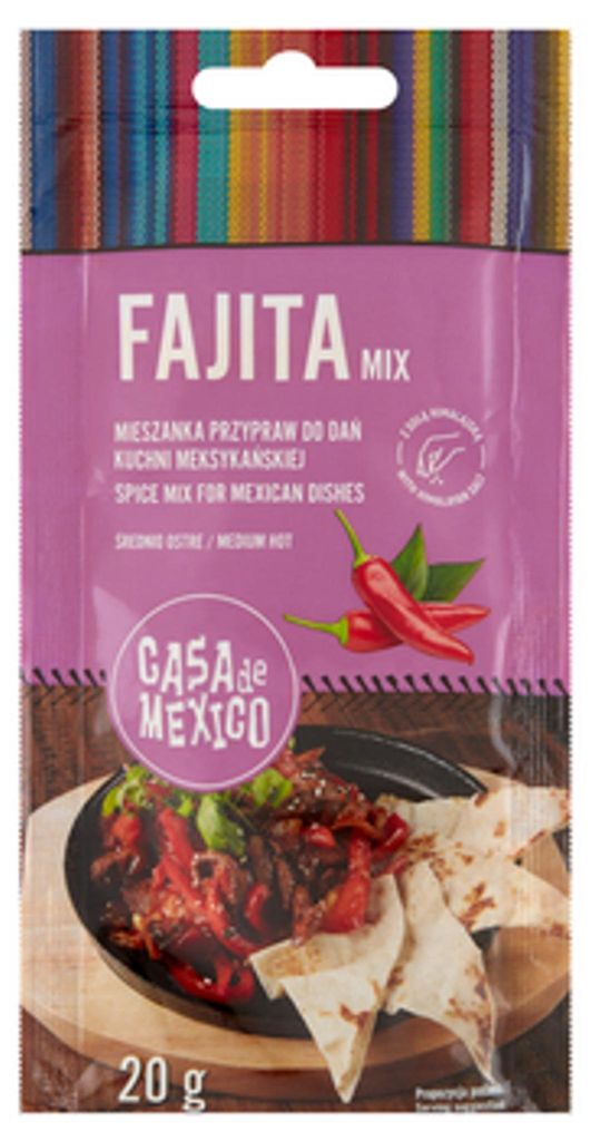 Casa de Mexico Przyprawa do fajita 20g Zdjęcie produktu 