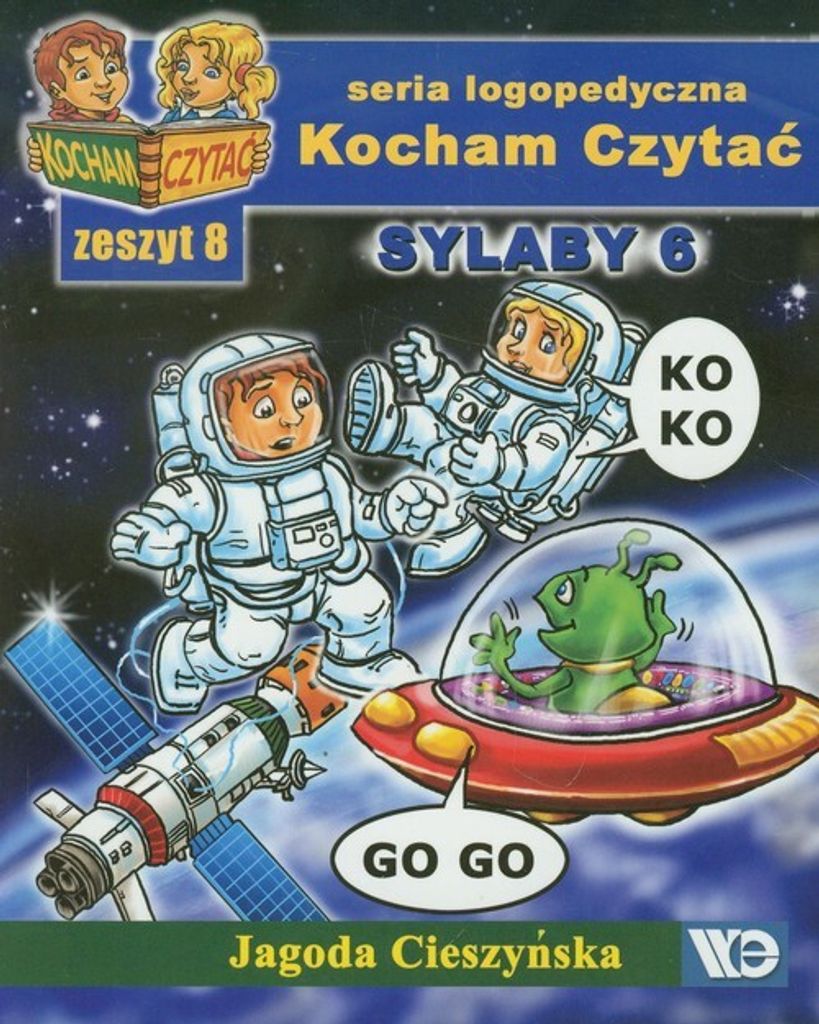 Zeszyt do nauki czytania Kocham Czytać Sylaby 8 (K, G)
