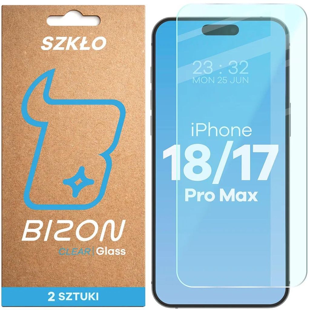 Gehärtetes Glas für iPhone 18 Pro Max / 17 Pro Max, Bizon Produktbild 