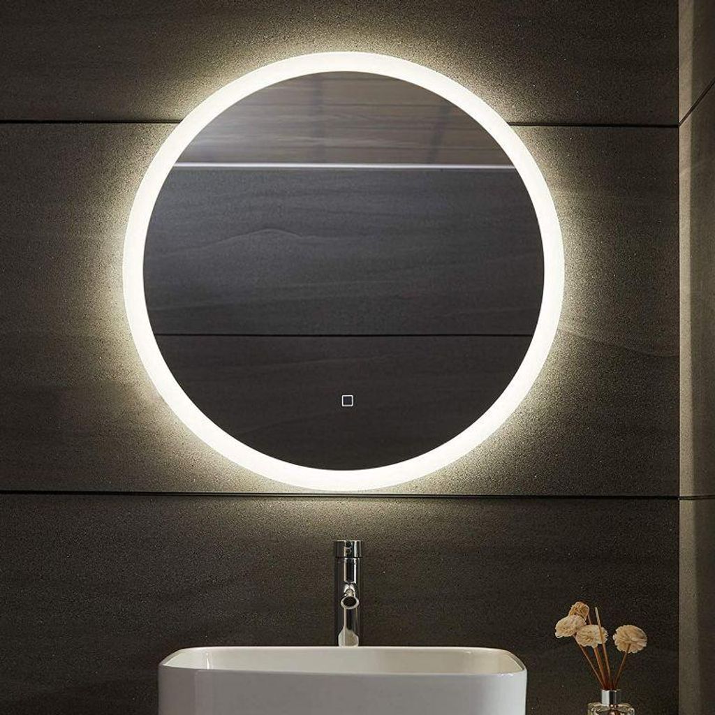 Aquamarin Koupelnové LED zrcadlo kulaté, 70 cm Obrázek produktu 