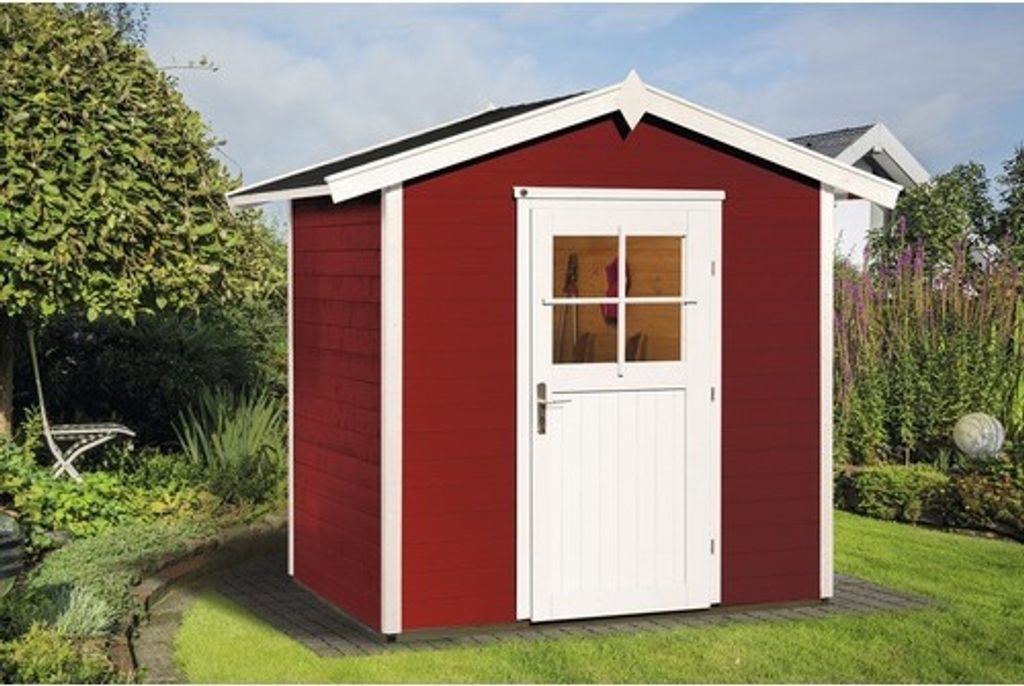 Gartenhaus weka 223 260 x 178 cm rot