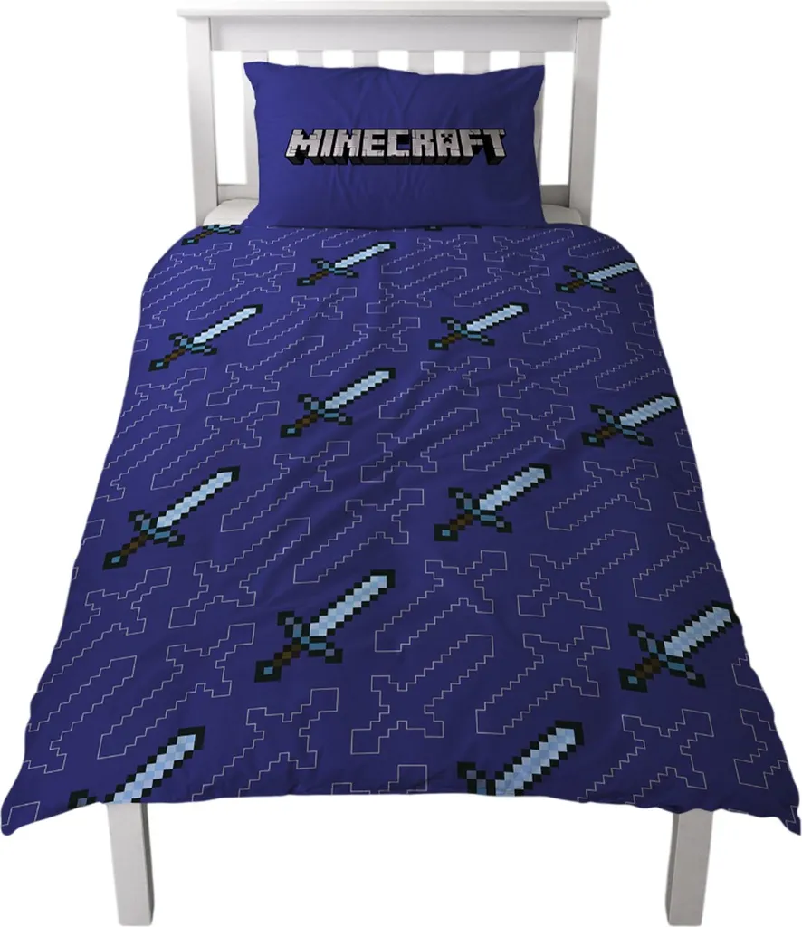 Parure de lit Minecraft Good Guys réversible TC274 multicolore lit 1 place - 4