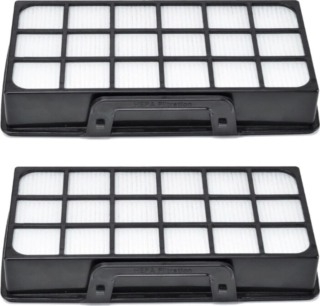 2x Trade-Shop HEPA-Filter / Abluftfilter kompatibel mit Rowenta X-Trem Power Cyclonic RO6963EA RO6971EA RO6984EA RO6993EA Staubsauger