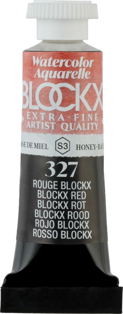 Blockx 3x Aquarellfarbe, Blockx Rot - Tube 5ml - Rot Blockx 43327BXC