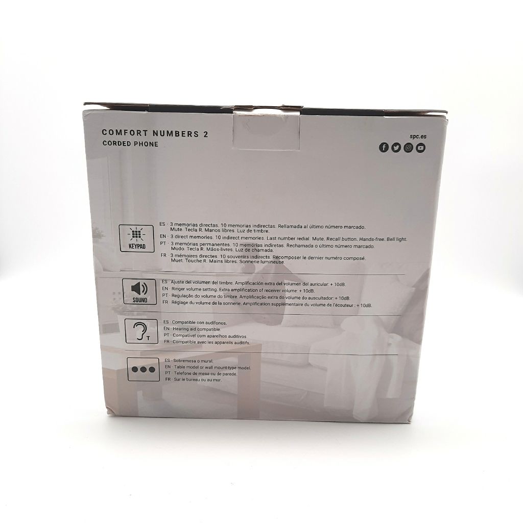 SPC Comfort Numbers 2 Senioren Festnetztelefon Große Tasten Produktbild 2