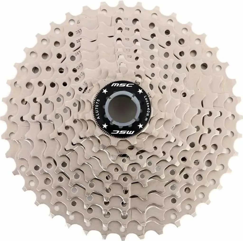 Cassette 12 vitesses Msc Argent 11-50t pour réparer les sauts de chaîne