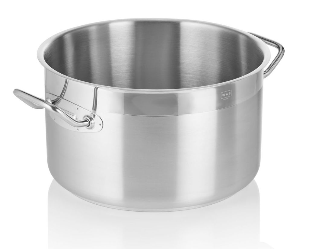 Profi Edelstahl-Kochtopf Bratentopf mit Deckel, 15,0 Liter, ØxH: 32 x 19,5 cm