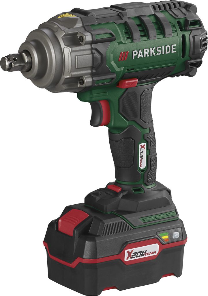 PARKSIDE 20 V Akku-Kfz-Drehschlagschrauber »PASSK 20-Li B2«, mit Akku, Ladegerät, Steckschlüssel