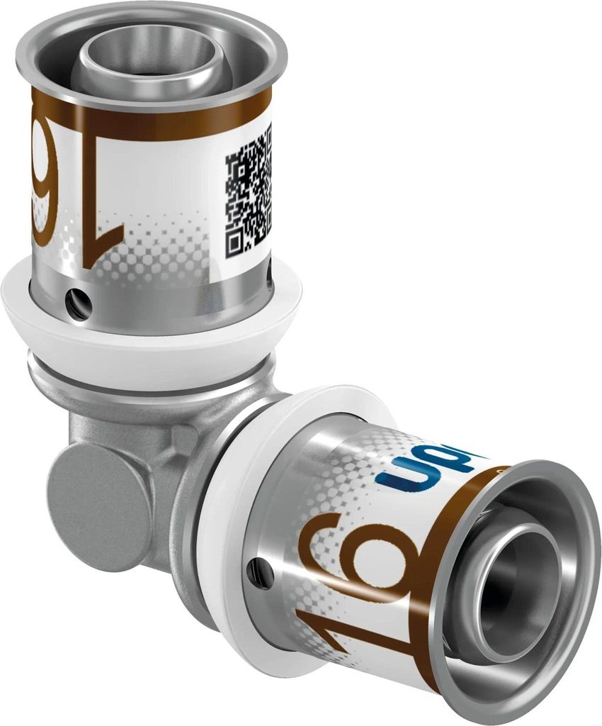 UPONOR S-Press PLUS, uholník, 16-16, 1 ks. Obrázok produktu 