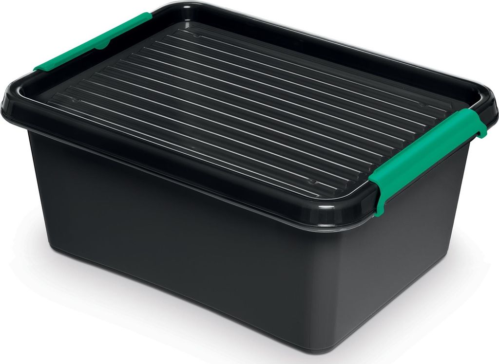 Aufbewahrungsbox Mit Deckel Clips Eco Box Organizer Produktbild 