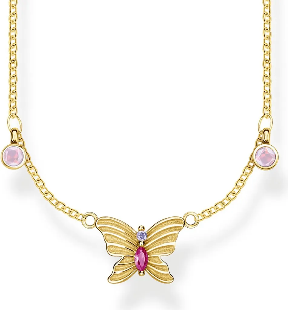 Collier Thomas Sabo Papillon Argent Doré : Bijou Durable et Anti-Ternes