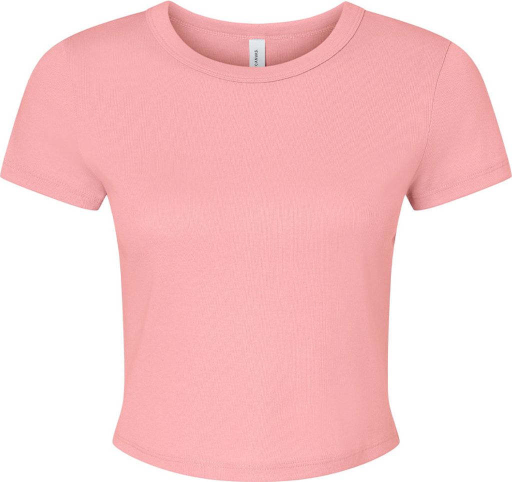 Bella + Canvas - kurzes T-Shirt für Damen PC6984 (XXL) (Solid Rosa)
