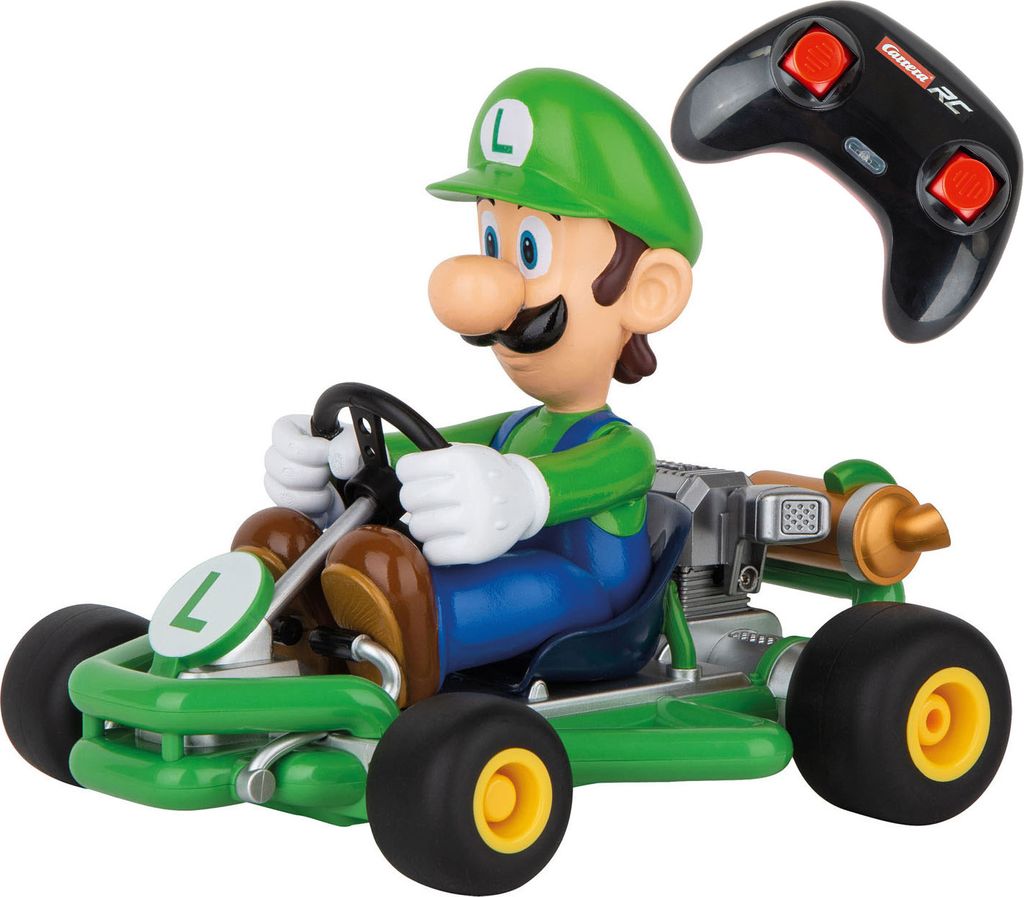 Carrera RC Super Mario Pipe Kart Luigi Lenkbares Auto Produktbild 1