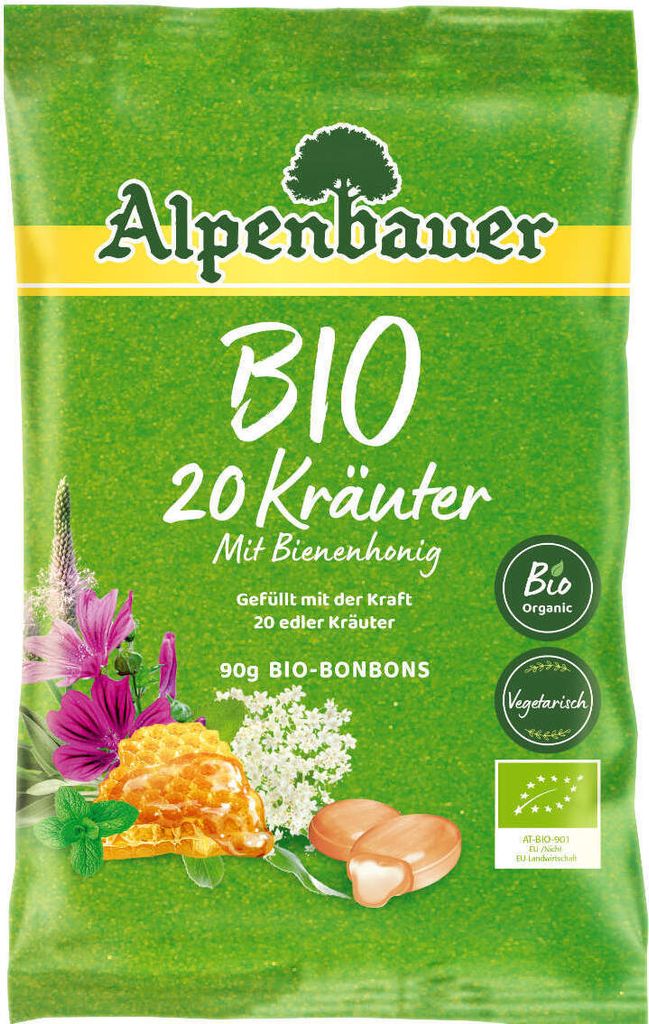 Alpenbauer20 bylinných bonbonů s lahodnou medovou příchutí Obrázek produktu 