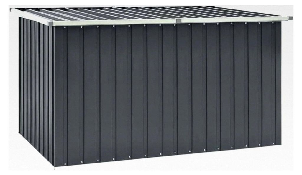 Gartenbox Grau 171 x 99 x 93 cm Auflagenbox Kissenbox Aufbewahrungsbox