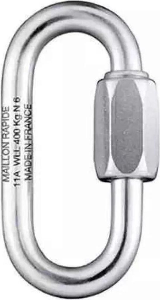 Rock Empire Normal Zinc Karabinerhaken Silber 5 mm Silber 5 mm