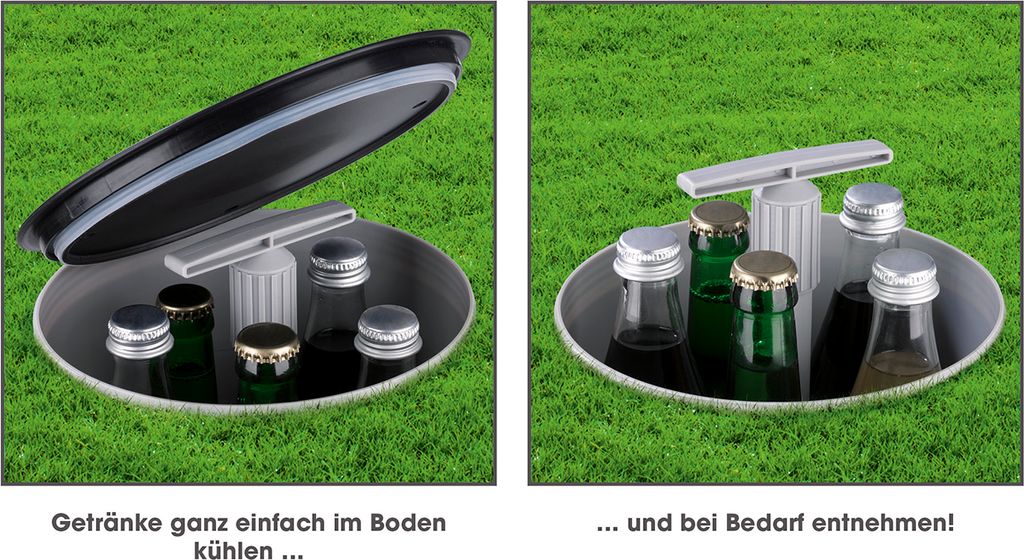 EASYmaxx Flaschenkühler Outdoor Erdloch- Bierkühler Camping Produktbild 7