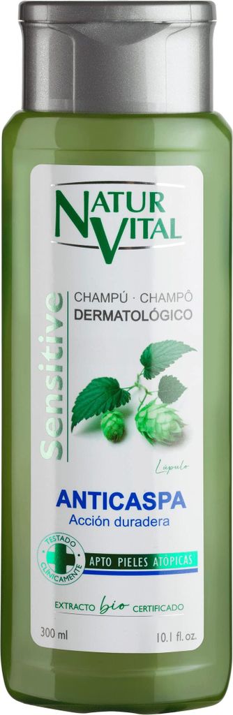 Naturaleza y Vida 8414002072927, 300 ml, Shampoo, Nicht-professionell, Unisex, Empfindliches Haar, Antischuppen, Anti-Juckreiz