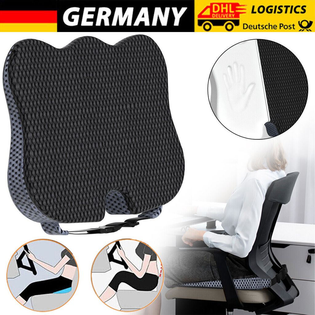 Keilkissen Auto Memory Foam Sitzkissen Schmerzlinderung für Produktbild 1