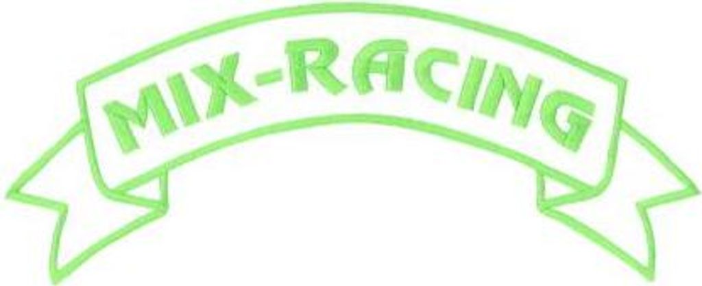 Aufnäher Patches Mix Racing Gr. ca. 28 x 10 cm 07388 Color - hell