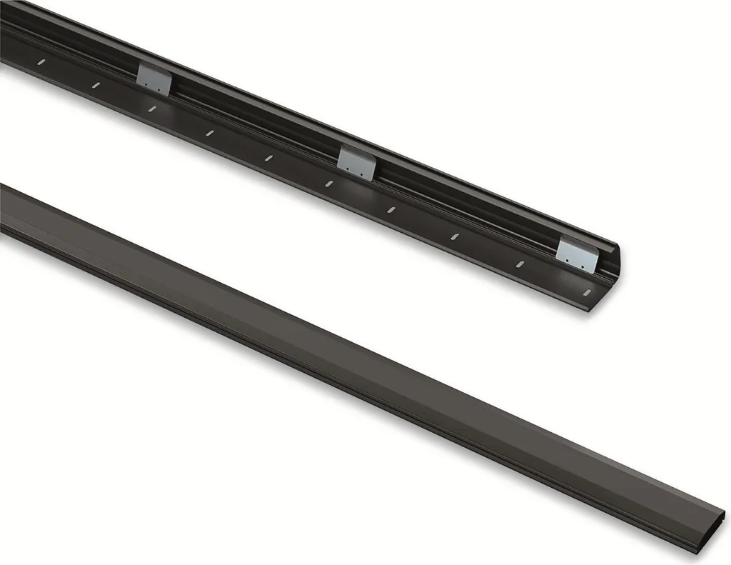 Goulotte en aluminium noir PM-CCA-100B PureMounts robuste et design