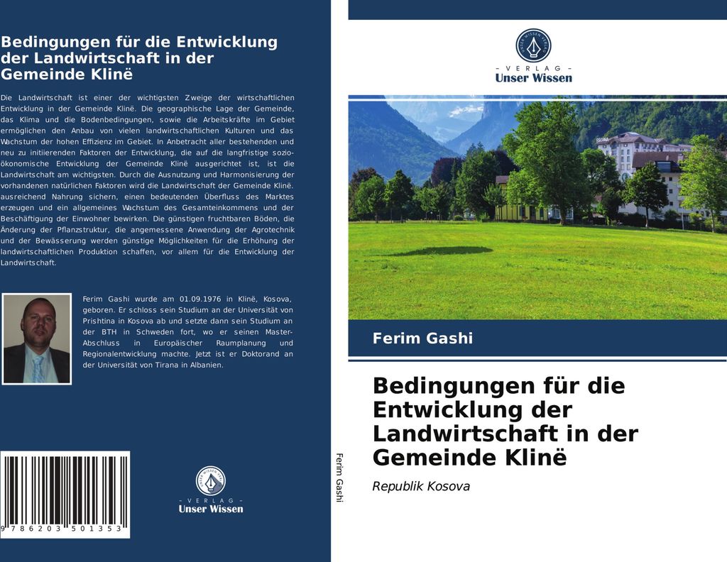 Bedingungen für die Entwicklung der Landwirtschaft in der Gemeinde Klinë