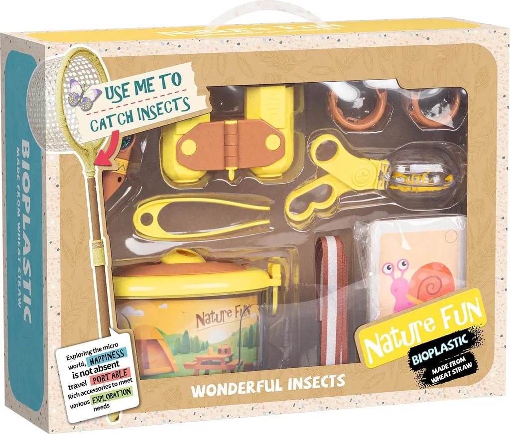 Kit d'observation d'insectes pour enfant Byomic avec loupe et boîte