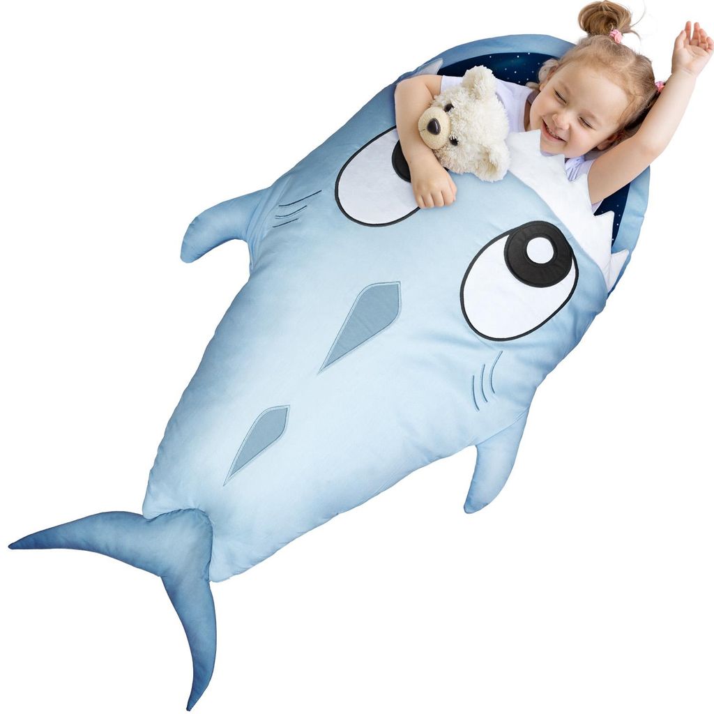 all Kids United Baby Schlafsack Hai in Blau - Vielseitiger Produktbild 
