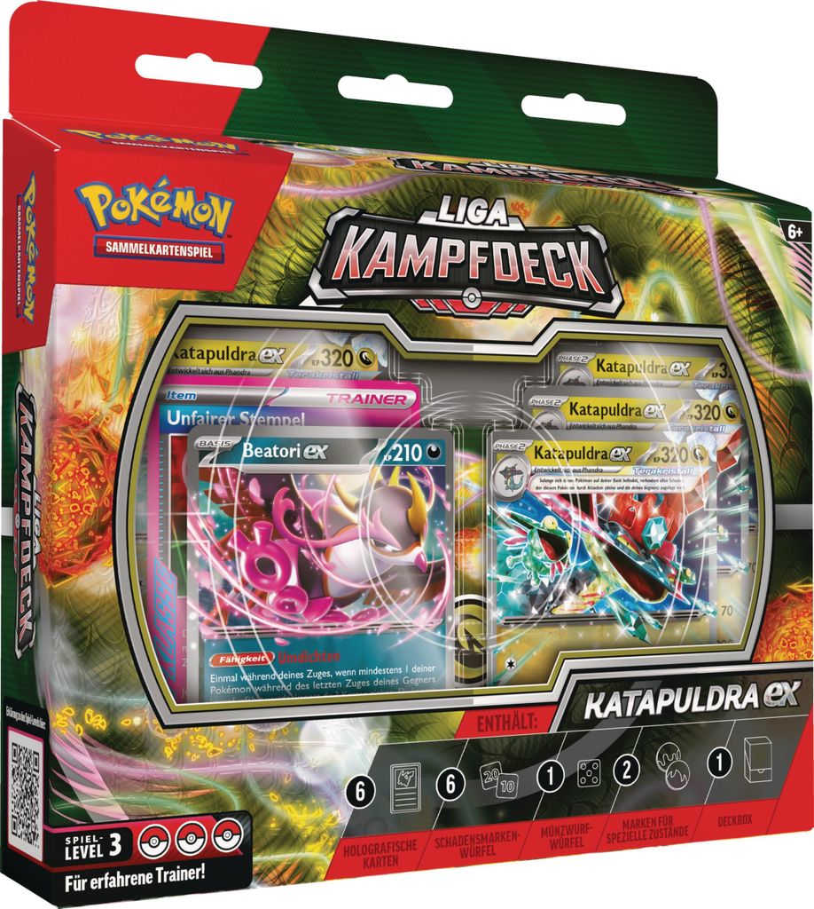 Pokémon-Sammelkartenspiel: Liga-Kampfdeck Katapuldra-ex (1 Produktbild 