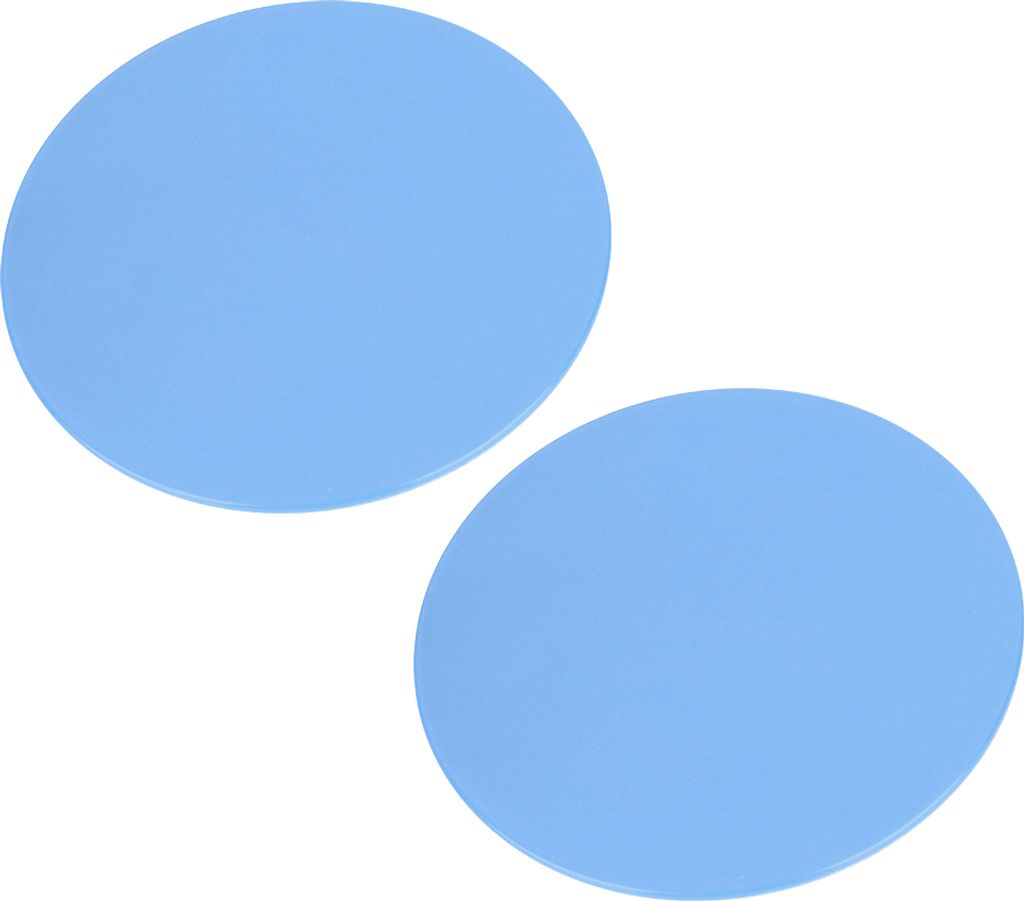 Gleitende Trainingsscheiben, 2 Stück, Fitness-Slider, Core-Training, Ganzkörper-Workout, Hellblau