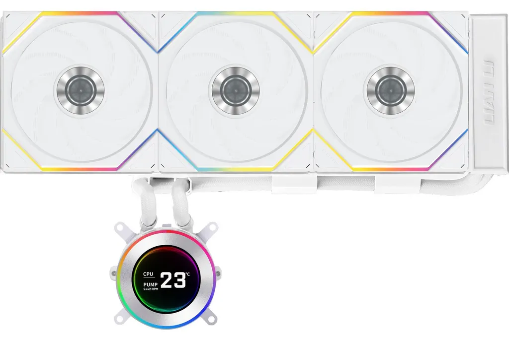 Refroidissement Silencieux 33dB Lian Li HydroShift II LCD-C 360 Blanc