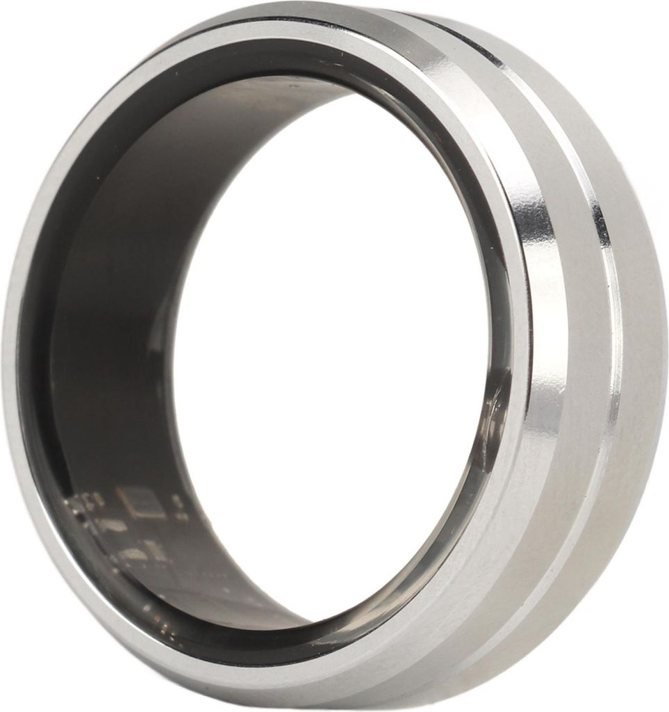 Smart Health Ring Fitness Tracker Bluetooth für die Schlafüberwachung Schritt Counting Tracking IP68 wasserdichte Android iOS Silber Größe 9