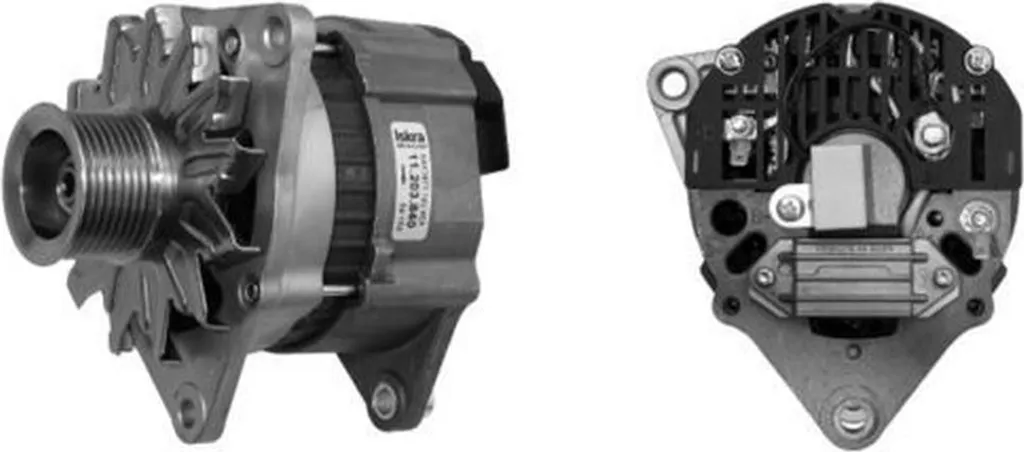 Générateur de charge 14V 80A pour Claas Elios avec poulie nervurée