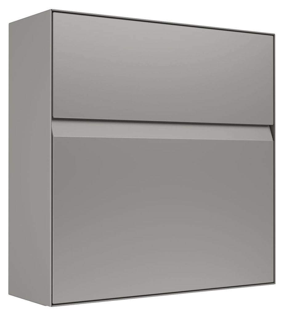 Wandbriefkasten Valencia in Grau Metallic