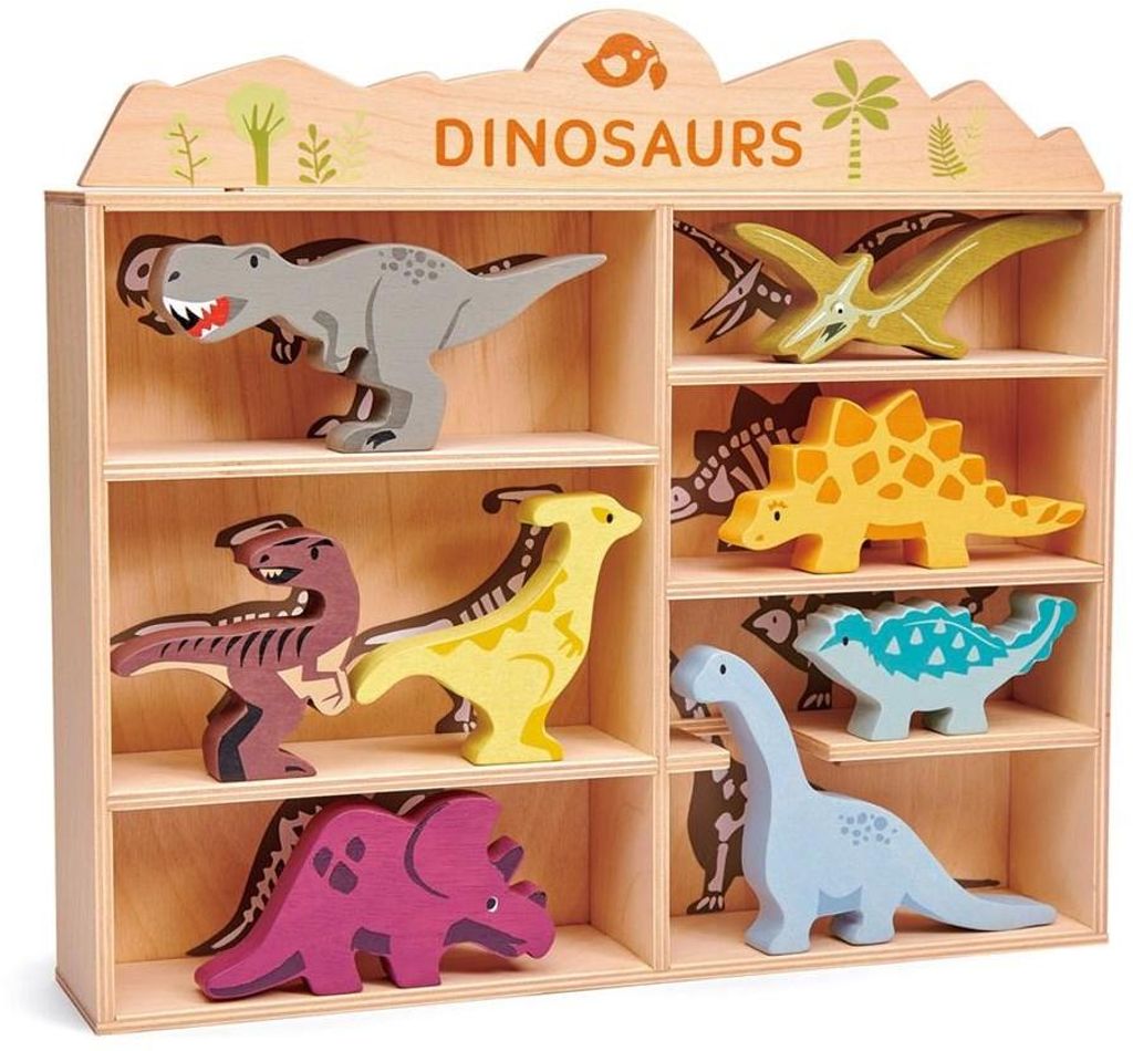 Tender Leaf Holz Dinosaurier Spielset - pädagogisch und nachhaltig
