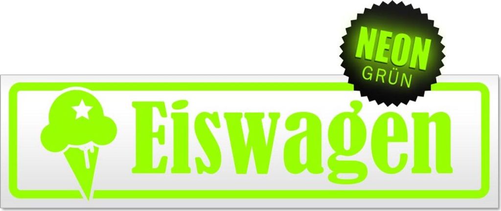 Eiswagen Magnetschild Schild magnetisch