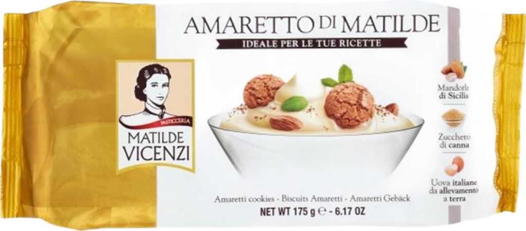 Amaretto di Matilde Vicenzi 175g włoskie ciastka kruche Zdjęcie produktu 