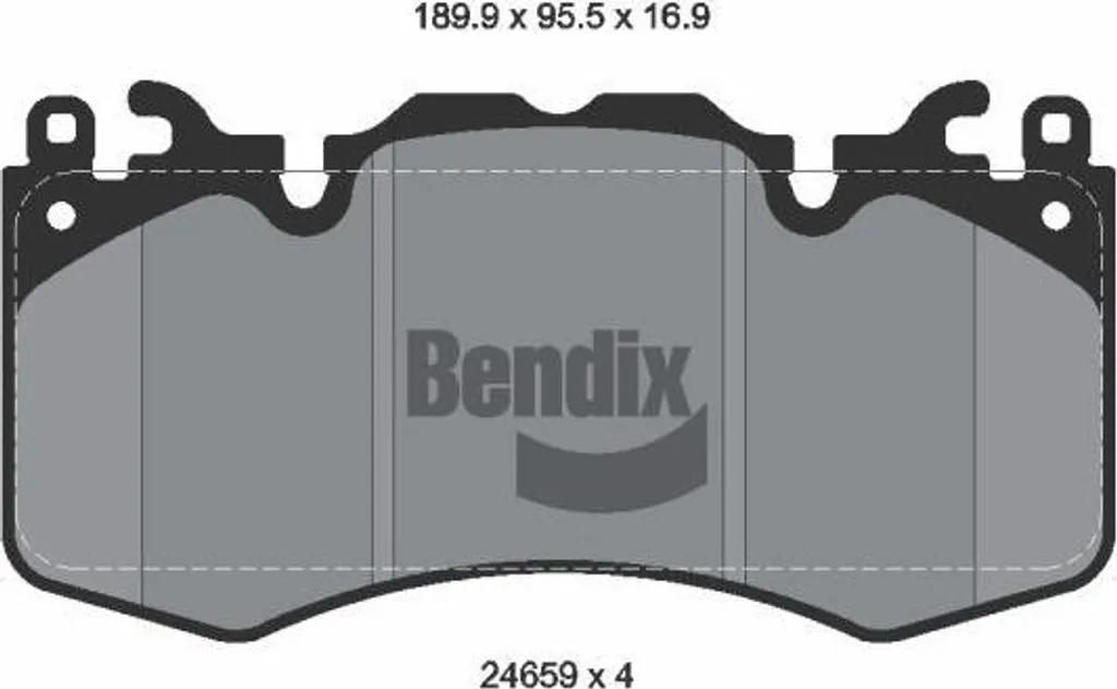 Bendix BPD2182 Jeu de Plaquettes de Frein Disque OE LR016684 Defender