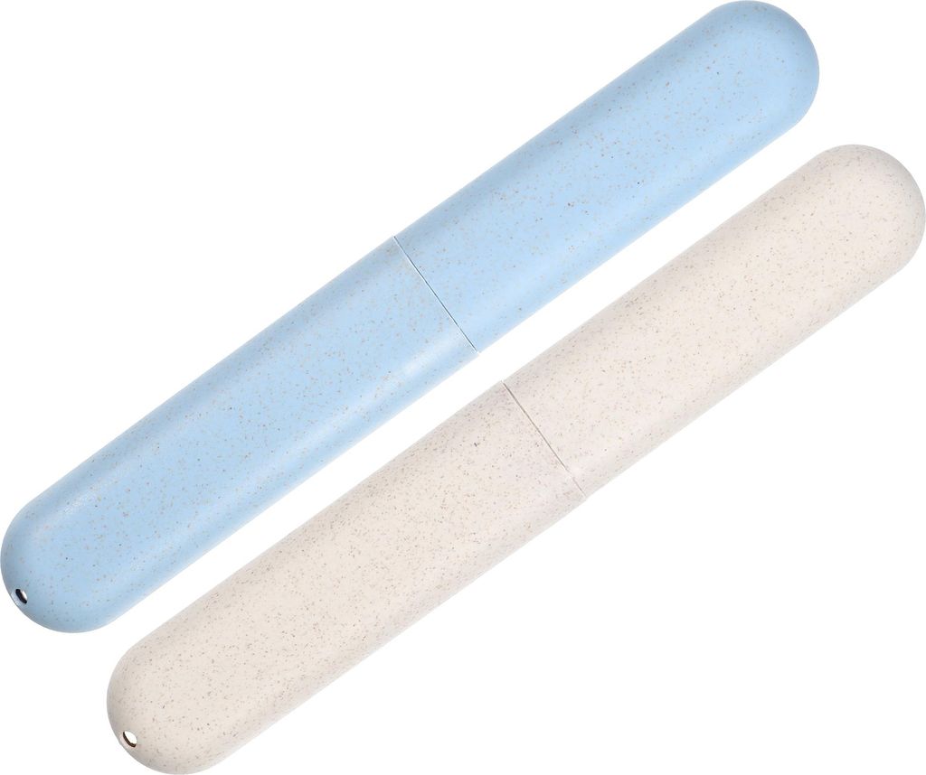 2Stk. Zahnbürsten Halter Geh?use 8,07"x1,22"x0,83" blau beige