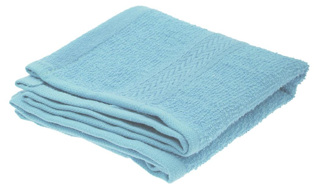 Jassz Handtuch , Gästehandtuch einfarbig (350 GSM) FK936 (Einheitsgröße) (Hellblau)