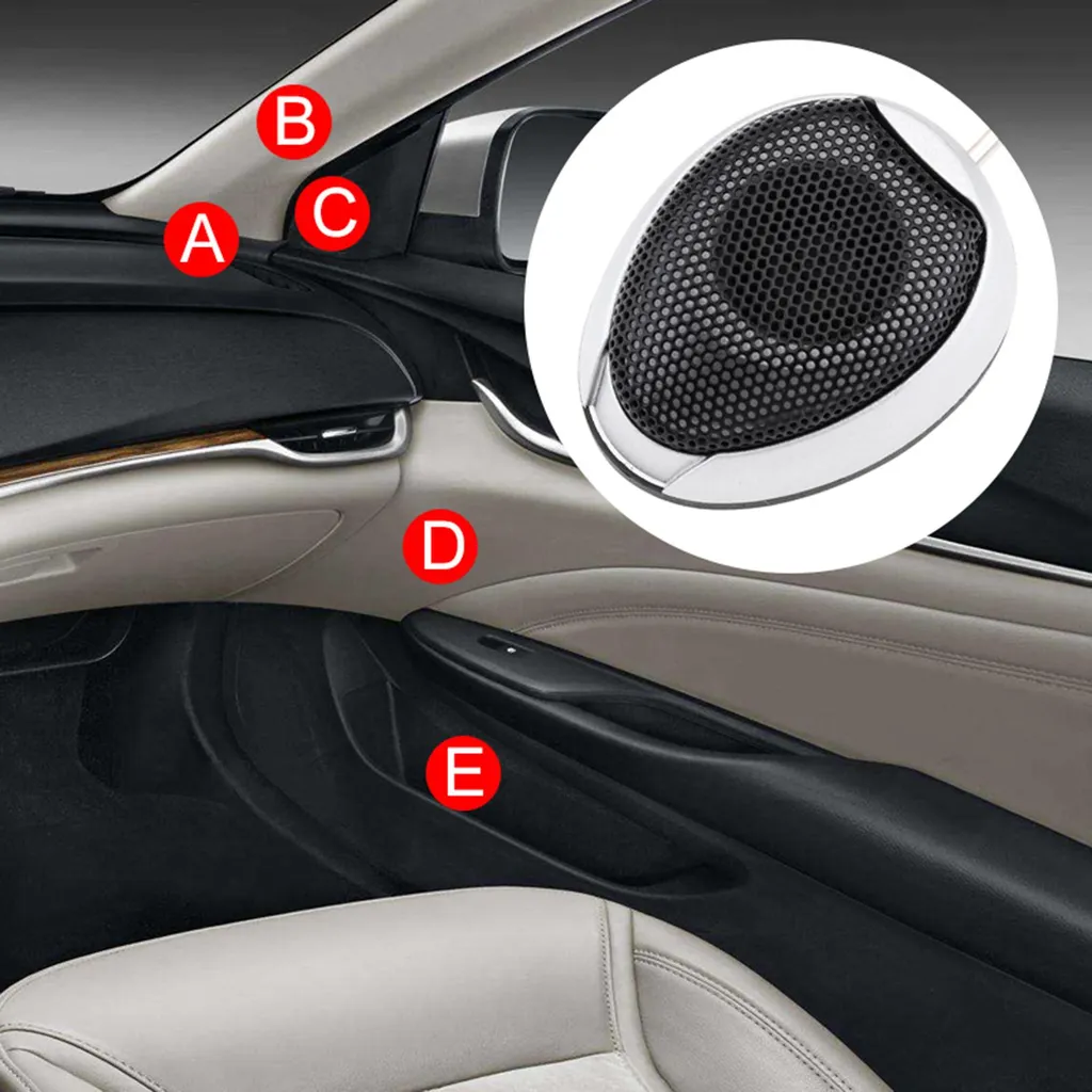 Coppia Tweeter 1000W per Auto - Mini Speaker Cupola Alta Potenza