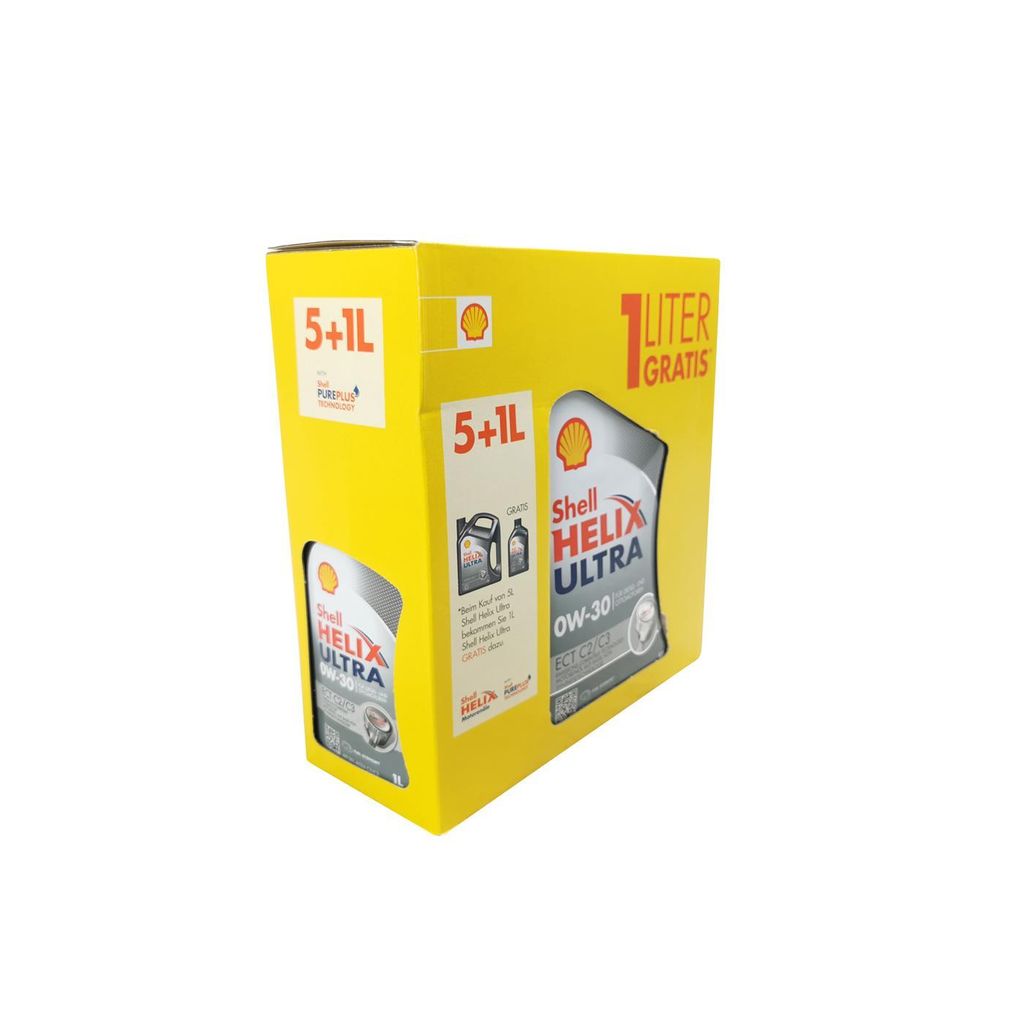 Shell Helix Ultra ECT C2 C3 0W-30 5 Liter + 1 Liter GRATIS Produktbild 9