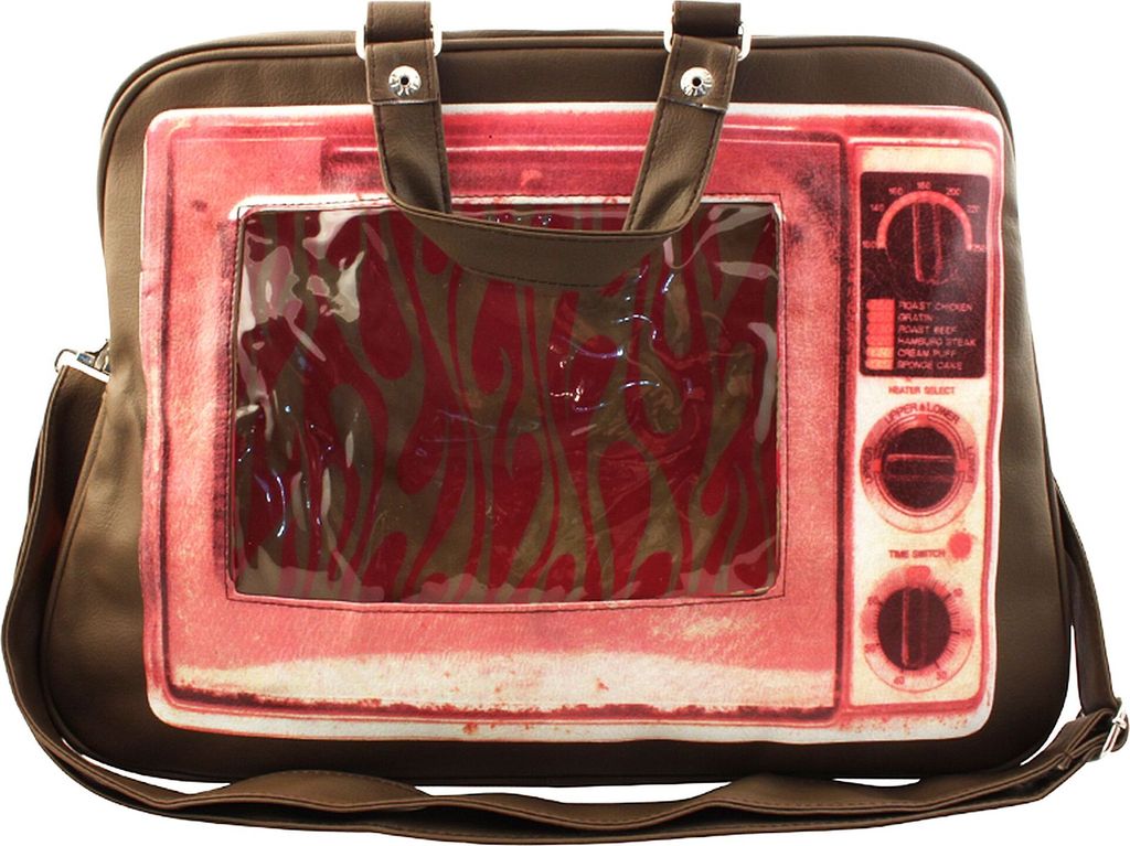 Umhängetasche - Mikrowellengerät - braun - Schultertasche